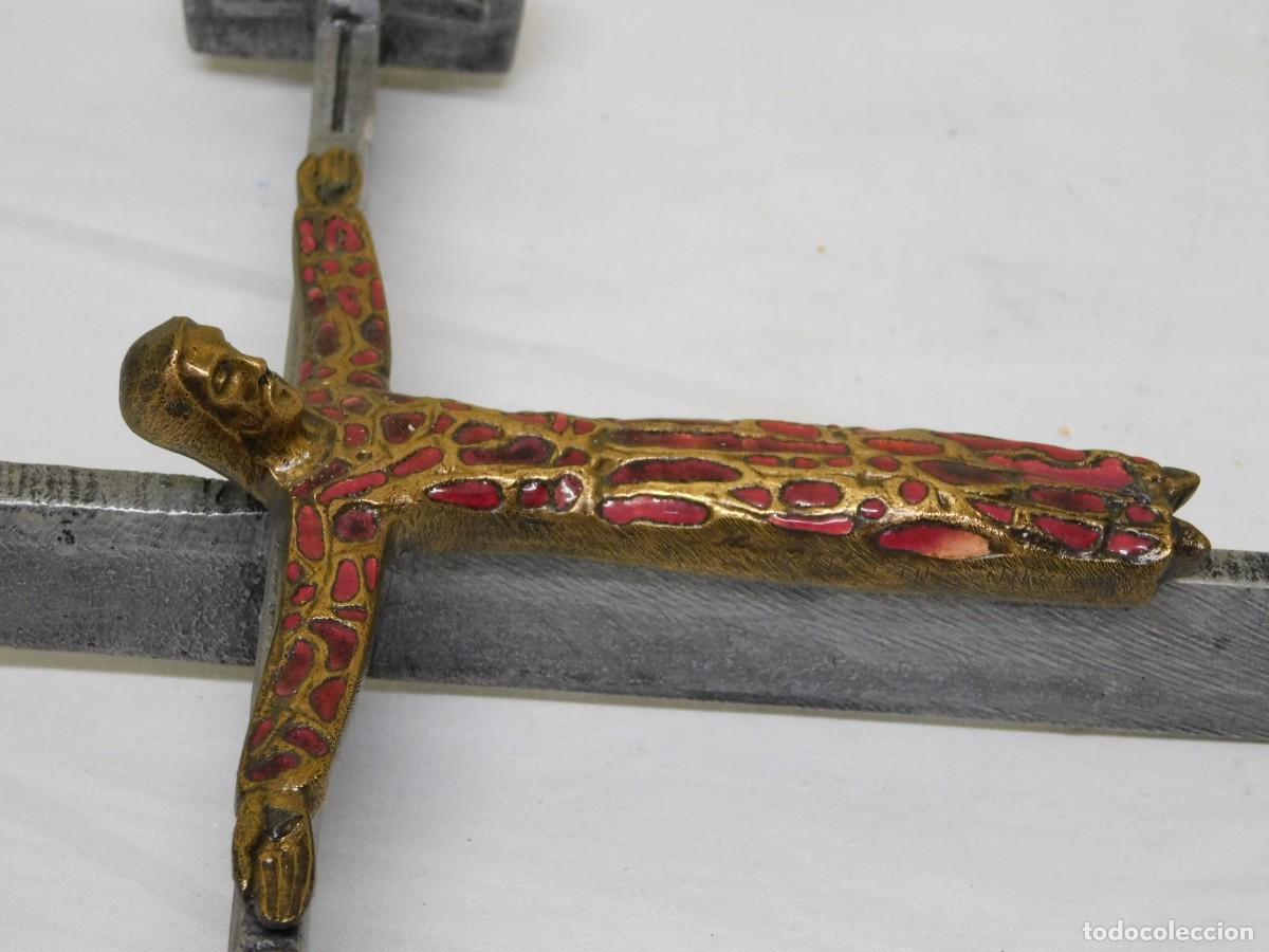 Arte: CRUCIFIJO DE BRONCE - JOAN MAYN&Eacute; - Foto 11