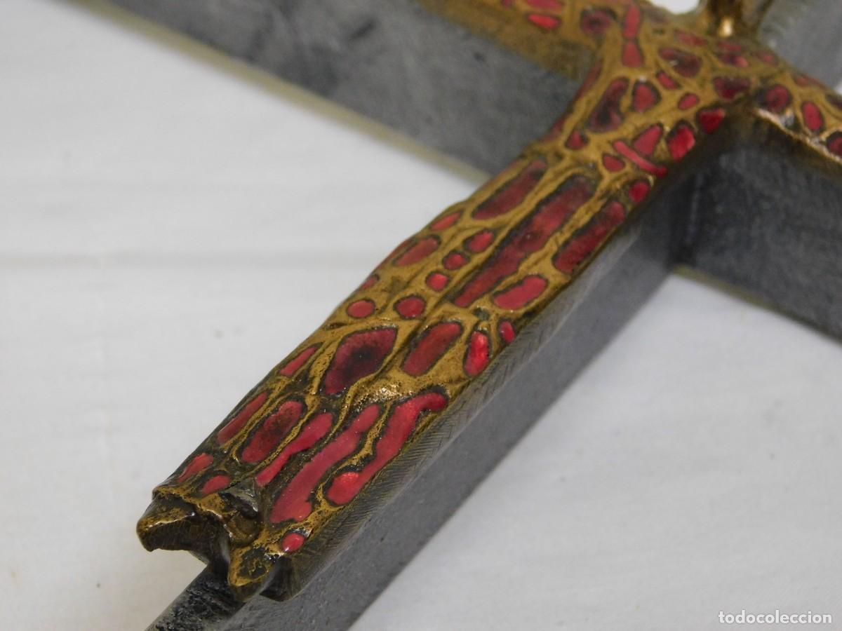 Arte: CRUCIFIJO DE BRONCE - JOAN MAYN&Eacute; - Foto 14