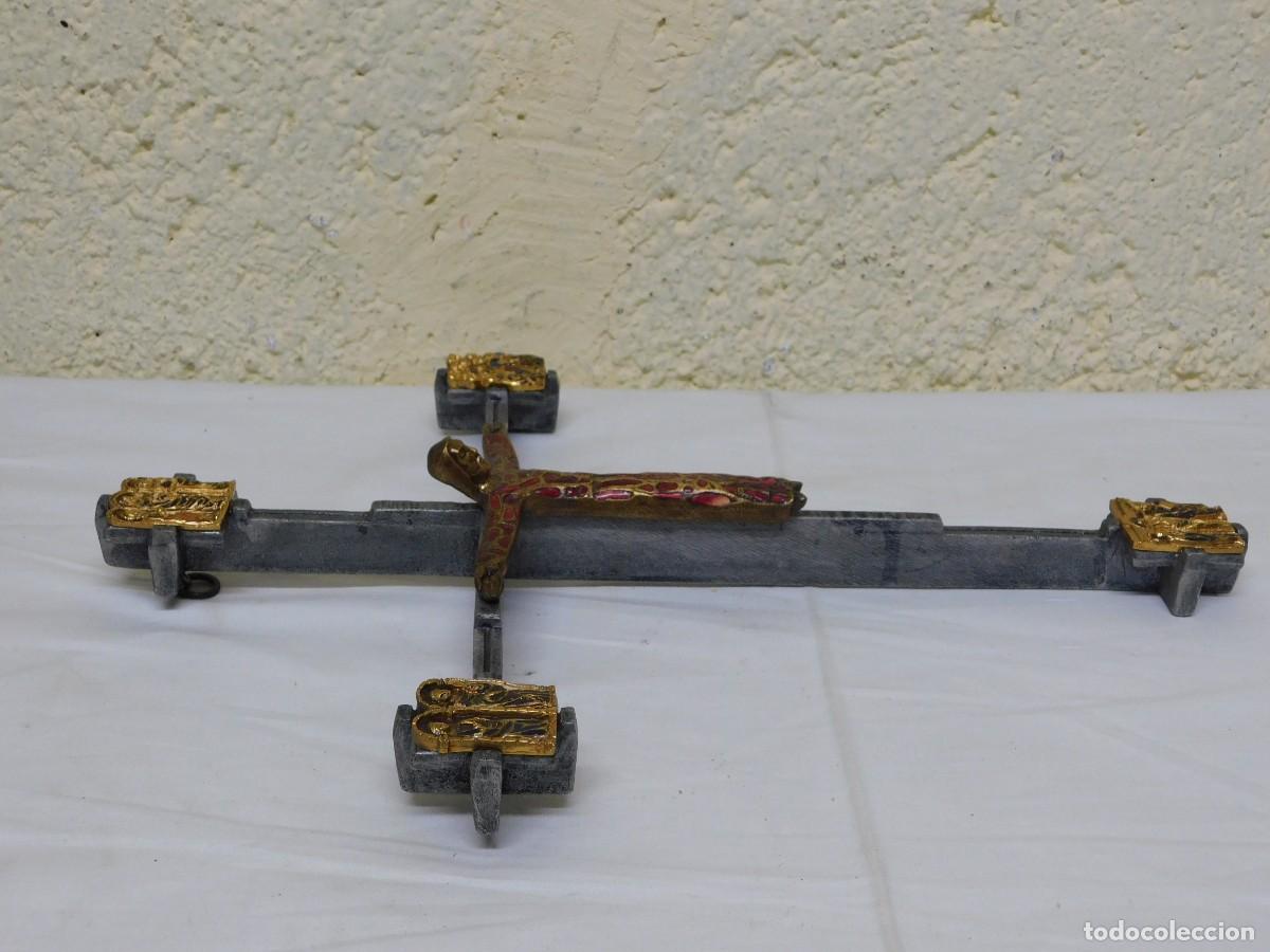 Arte: CRUCIFIJO DE BRONCE - JOAN MAYN&Eacute; - Foto 16