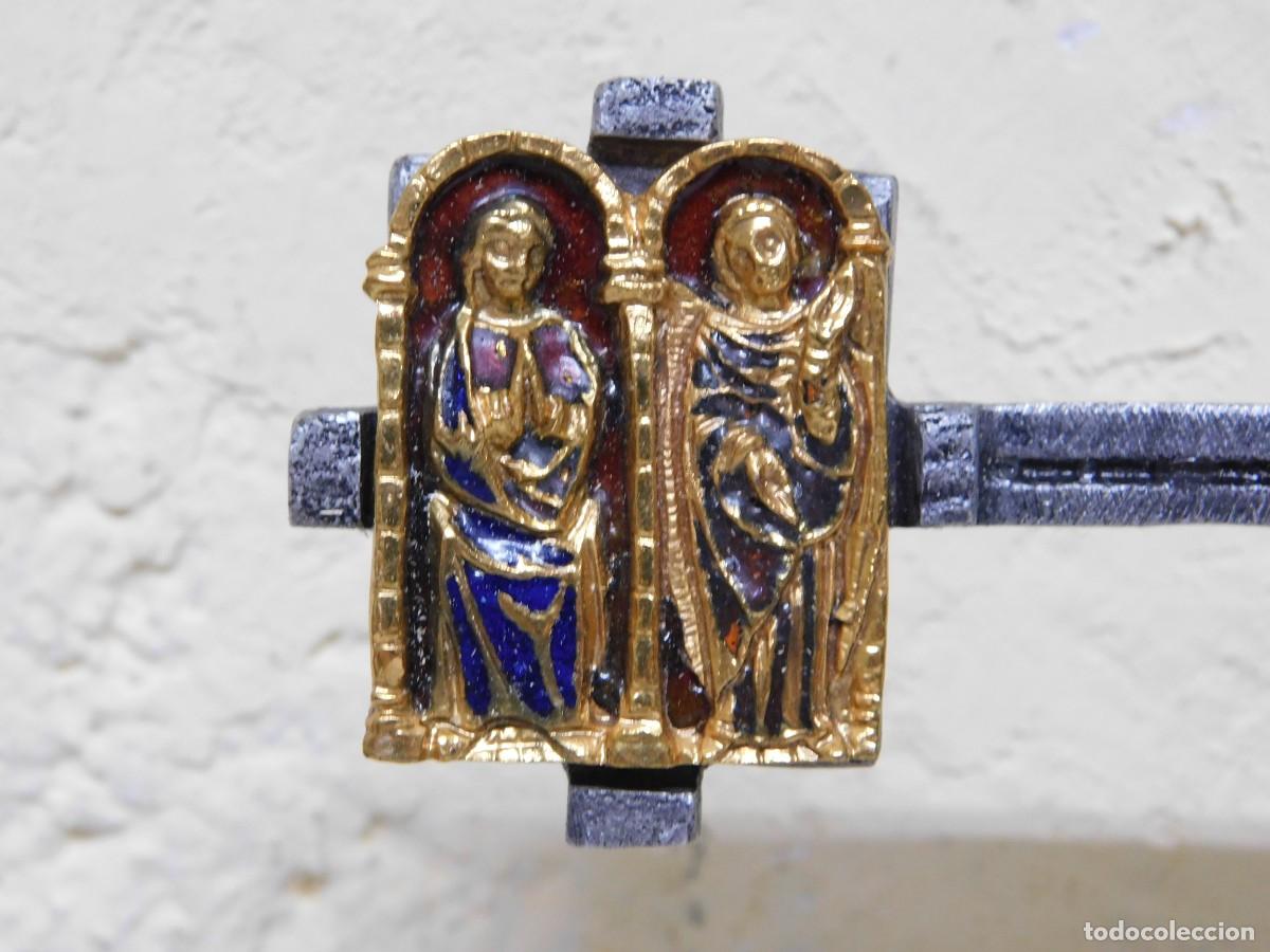 Arte: CRUCIFIJO DE BRONCE - JOAN MAYN&Eacute; - Foto 6