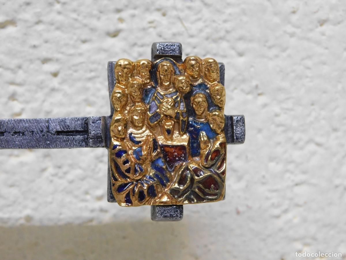 Arte: CRUCIFIJO DE BRONCE - JOAN MAYN&Eacute; - Foto 8