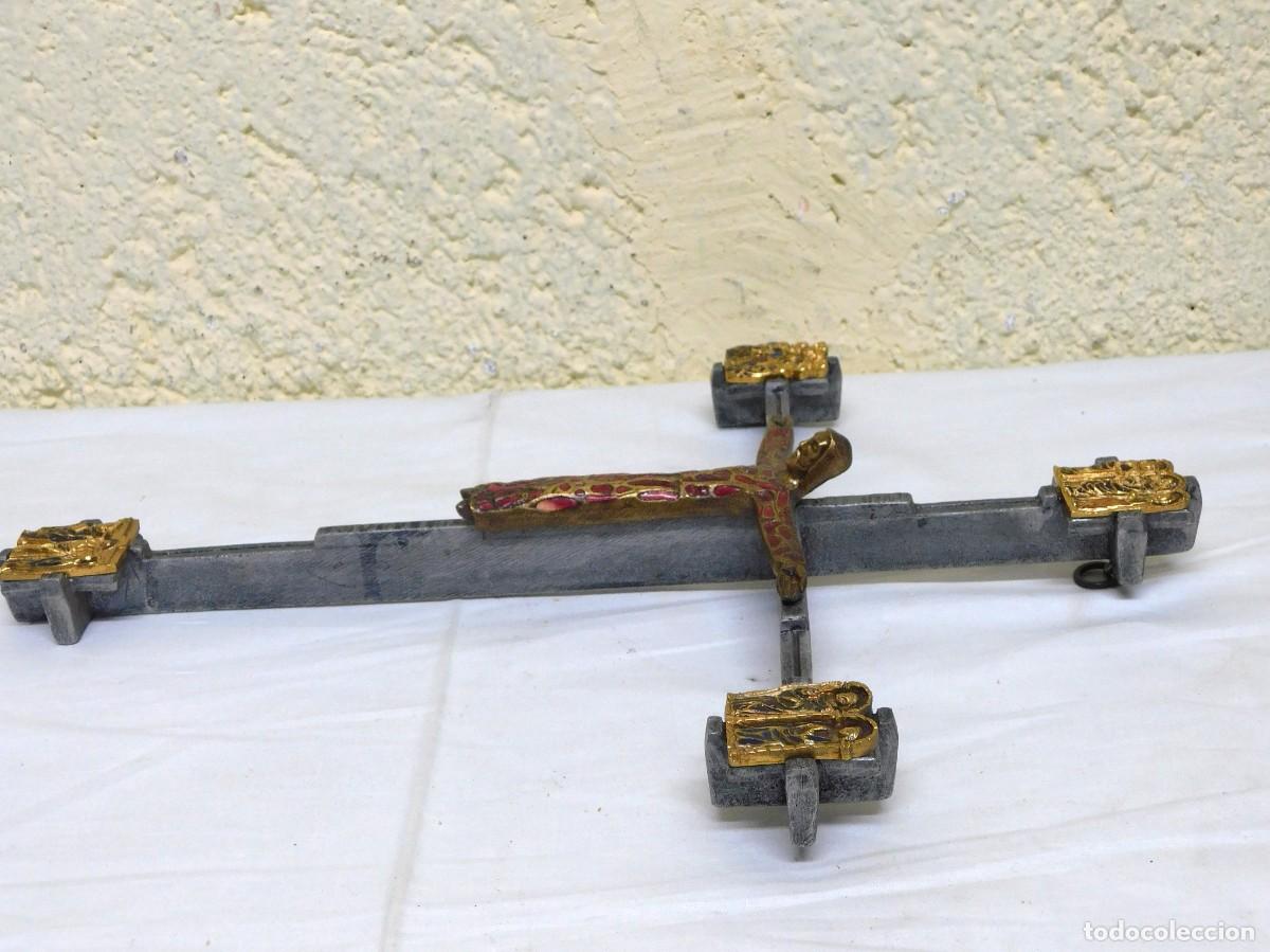 Arte: CRUCIFIJO DE BRONCE - JOAN MAYN&Eacute; - Foto 11