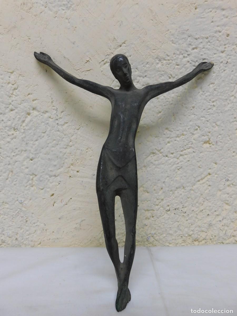 Arte: CRISTO DE BRONCE - JOAN MAYN&Eacute; - Foto 1