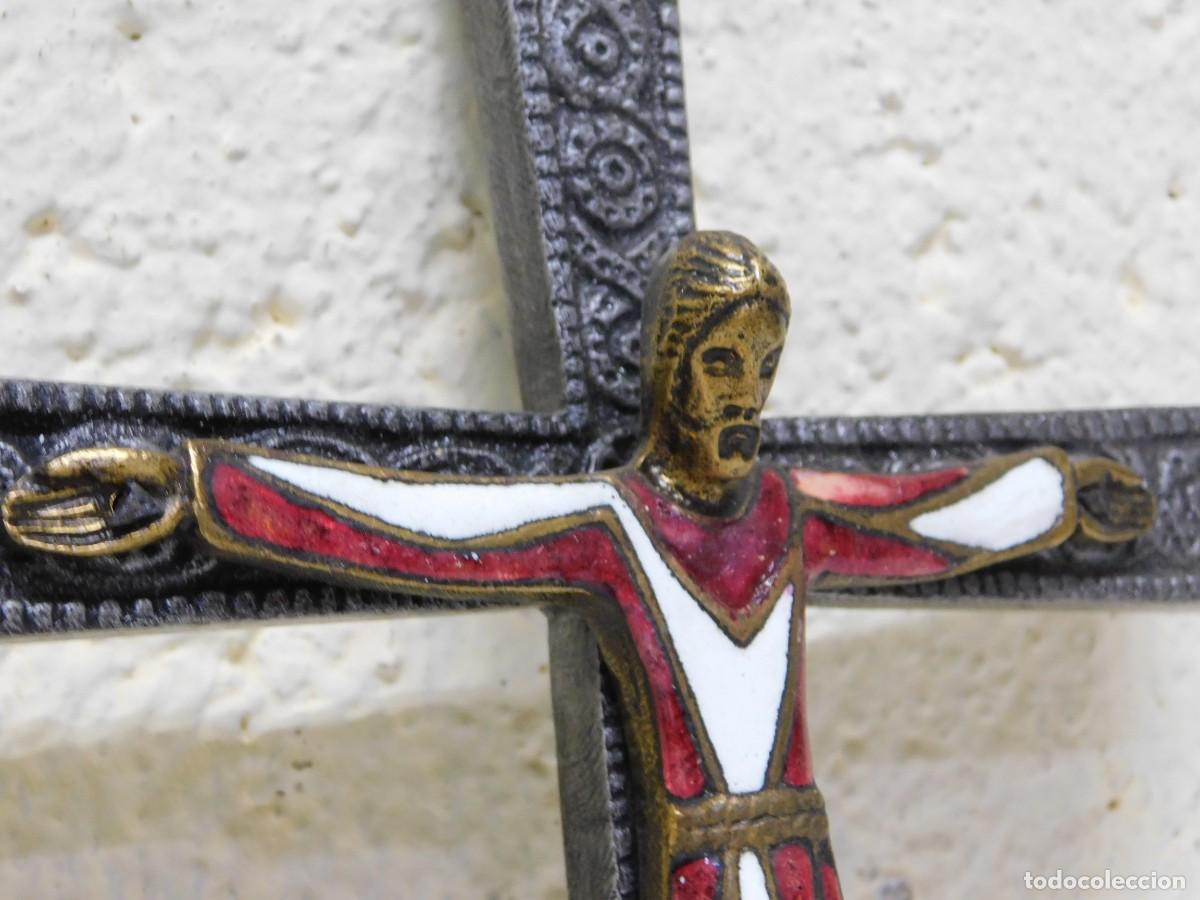 Arte: CRUCIFIJO DE BRONCE - JOAN MAYN&Eacute; - Foto 4