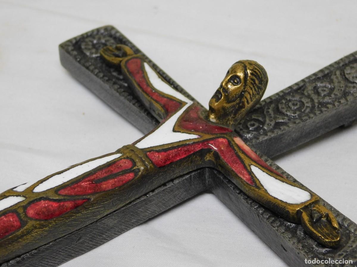 Arte: CRUCIFIJO DE BRONCE - JOAN MAYN&Eacute; - Foto 9