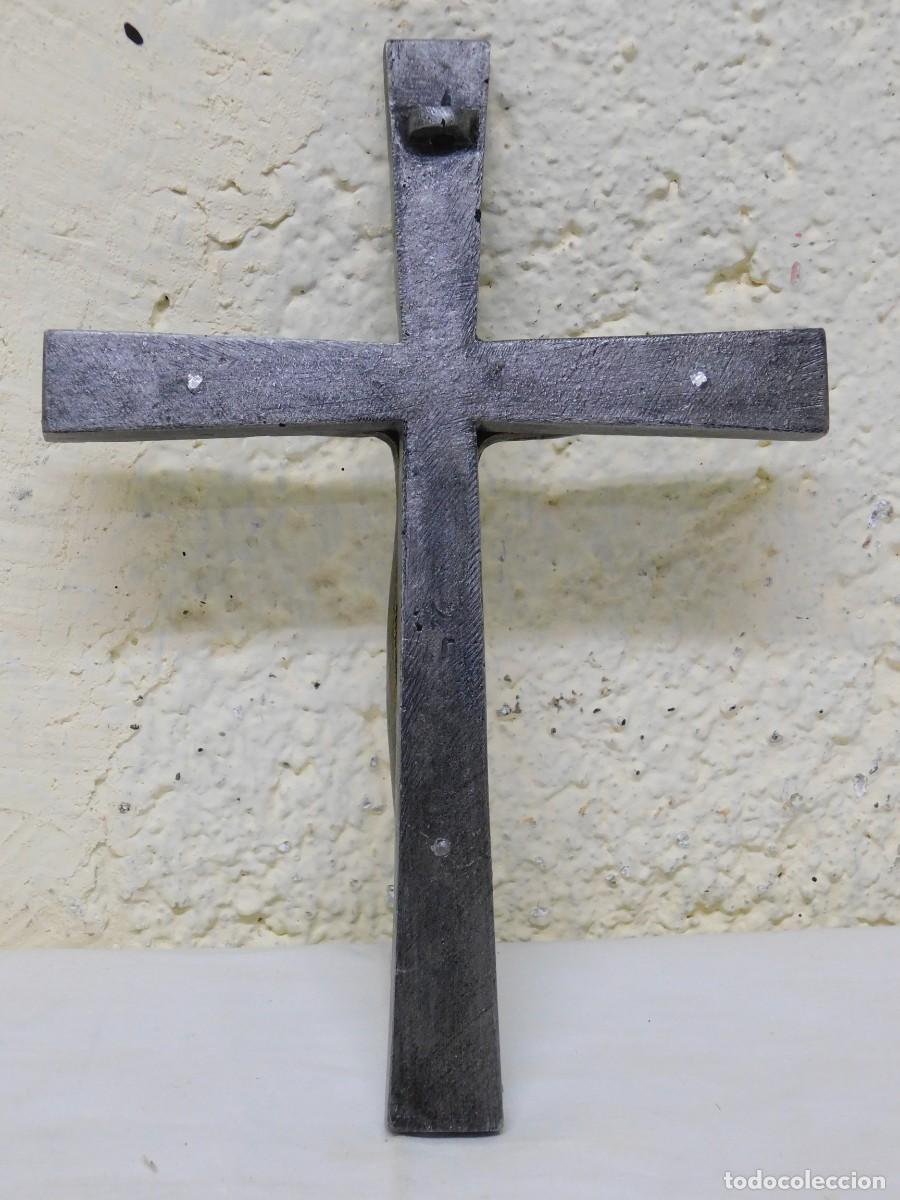 Arte: CRUCIFIJO DE BRONCE - JOAN MAYN&Eacute; - Foto 10