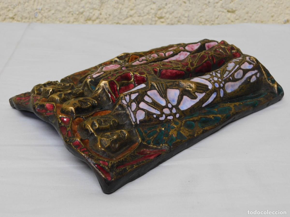 Arte: BRONCE RELIGIOSO CON ESMALTE - JOAN MAYN&Eacute; - Foto 9