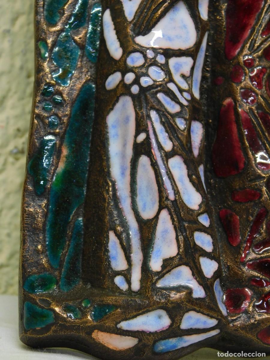 Arte: BRONCE RELIGIOSO CON ESMALTE - JOAN MAYN&Eacute; - Foto 8
