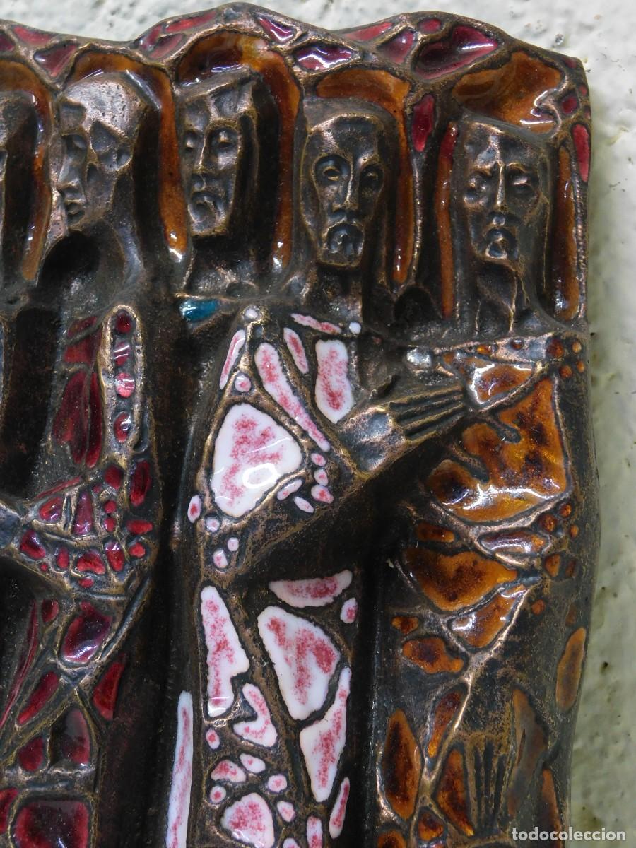 Arte: BRONCE RELIGIOSO CON ESMALTE - JOAN MAYN&Eacute; - Foto 9