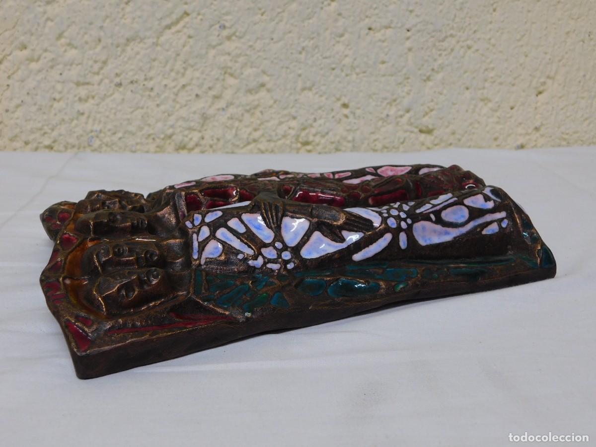 Arte: BRONCE RELIGIOSO CON ESMALTE - JOAN MAYN&Eacute; - Foto 11