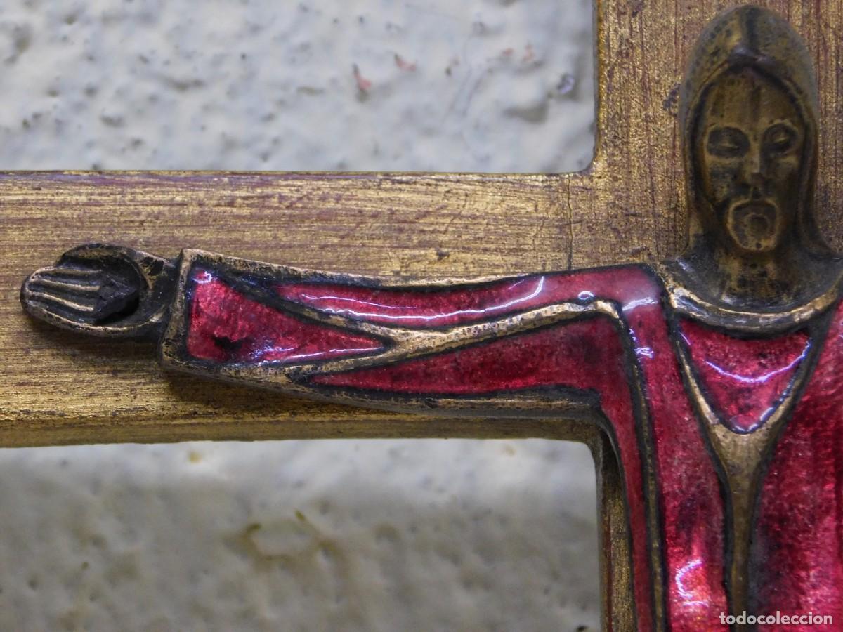 Arte: CRUCIFIJO DE BRONCE - JOAN MAYN&Eacute; - Foto 4