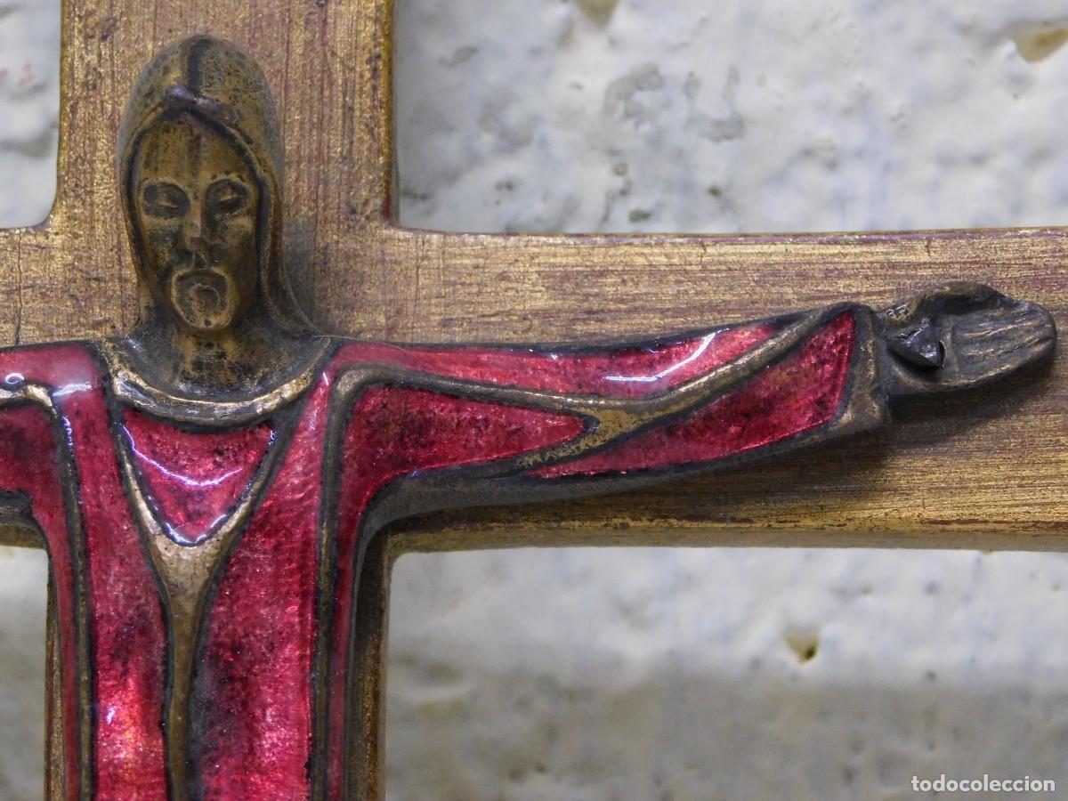 Arte: CRUCIFIJO DE BRONCE - JOAN MAYN&Eacute; - Foto 5