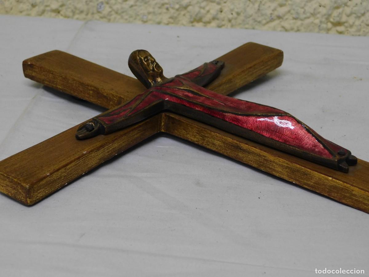 Arte: CRUCIFIJO DE BRONCE - JOAN MAYN&Eacute; - Foto 7