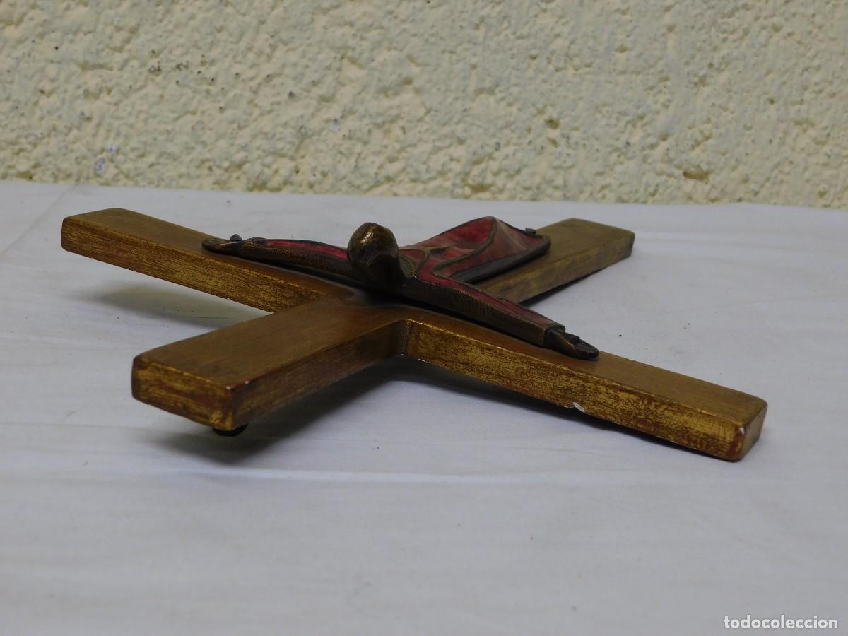 Arte: CRUCIFIJO DE BRONCE - JOAN MAYN&Eacute; - Foto 8