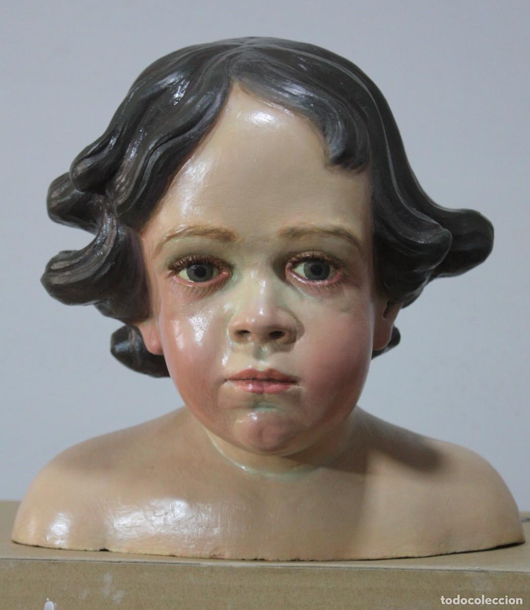 Arte: Cabeza de ni&ntilde;o Jes&uacute;s - Foto 1