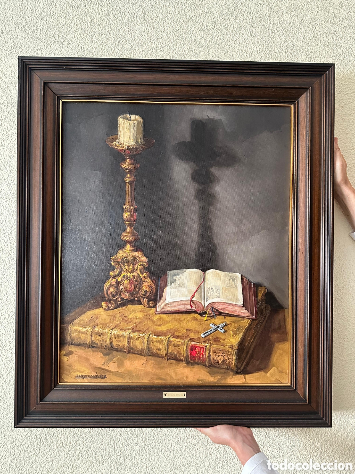 Arte: Bodeg&oacute;n religioso de Julio Barbero S&aacute;nchez - Foto 1