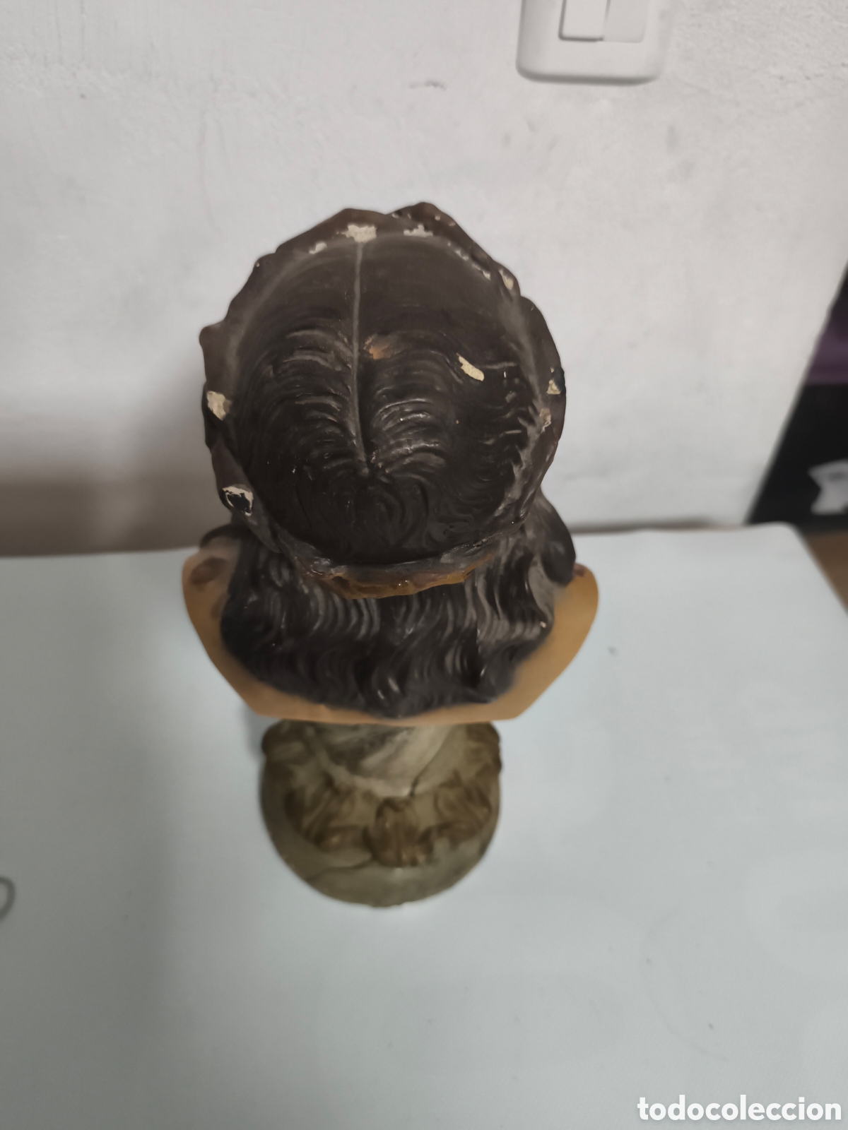 Arte: Busto de cristo de escayola. - Foto 2