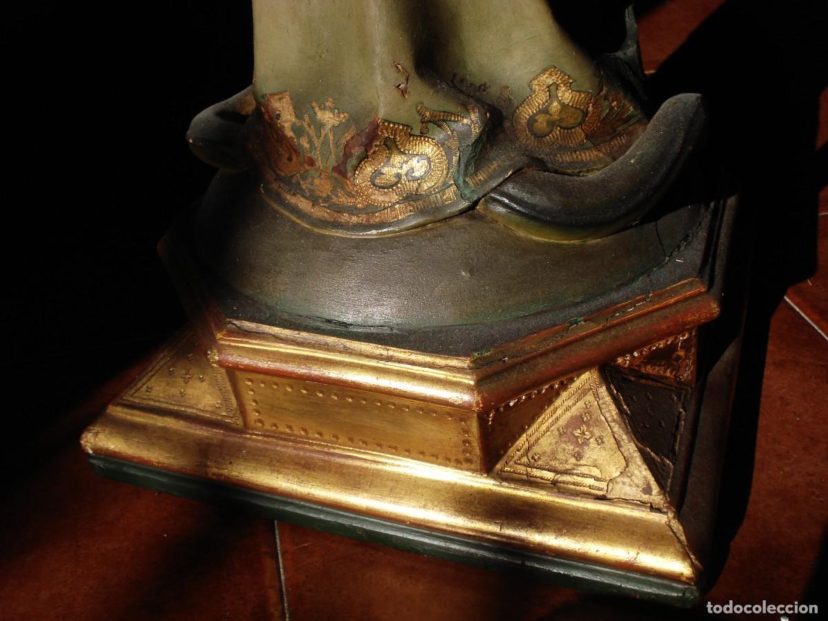 Arte: INMACULADA CONCEPCION SXIX TALLA DE MADERA - Foto 15