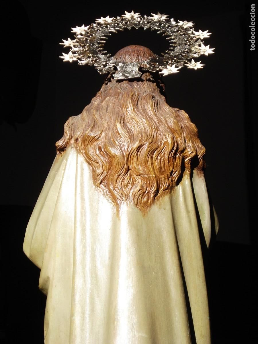 Arte: INMACULADA CONCEPCION SXIX TALLA DE MADERA - Foto 24
