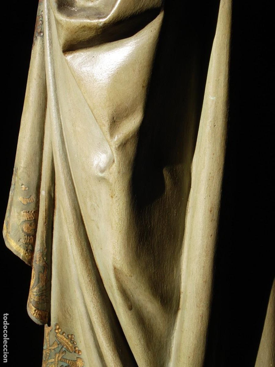 Arte: INMACULADA CONCEPCION SXIX TALLA DE MADERA - Foto 28
