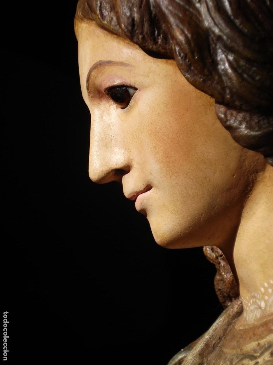 Arte: INMACULADA CONCEPCION SXIX TALLA DE MADERA - Foto 29