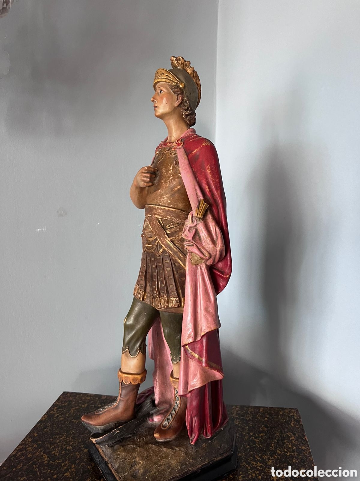 Arte: Talla de Olot San Expedito - Foto 3