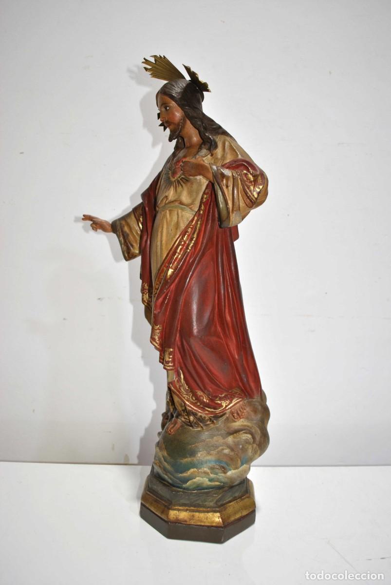 Arte: FIGURA SAGRADO CORAZ&Oacute;N OLOT - Foto 5