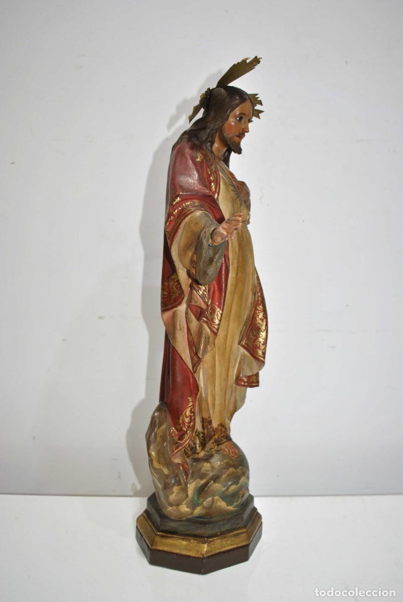 Arte: FIGURA SAGRADO CORAZ&Oacute;N OLOT - Foto 7