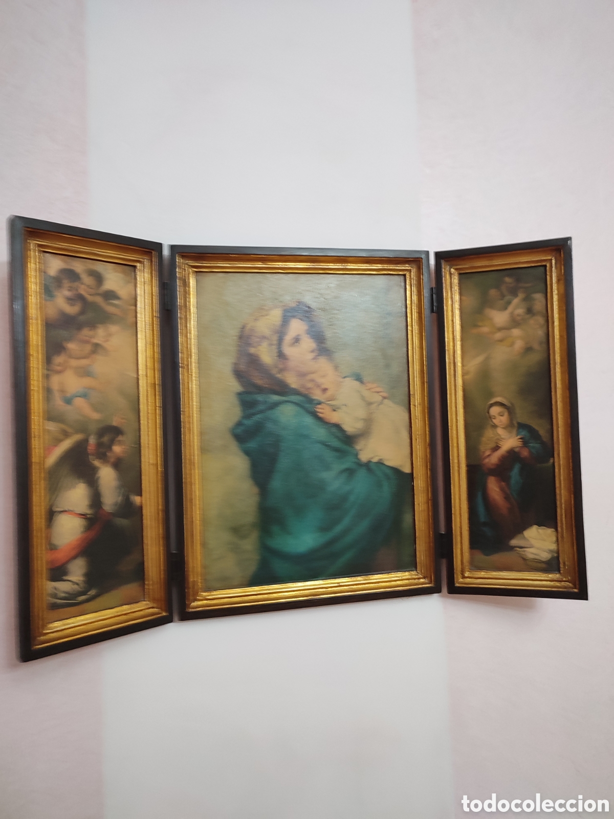 Arte: Tr&iacute;ptico Virgen del Carmen - Foto 3