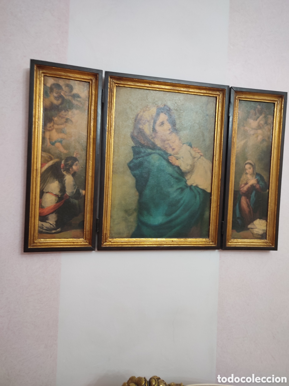 Arte: Tr&iacute;ptico Virgen del Carmen - Foto 6