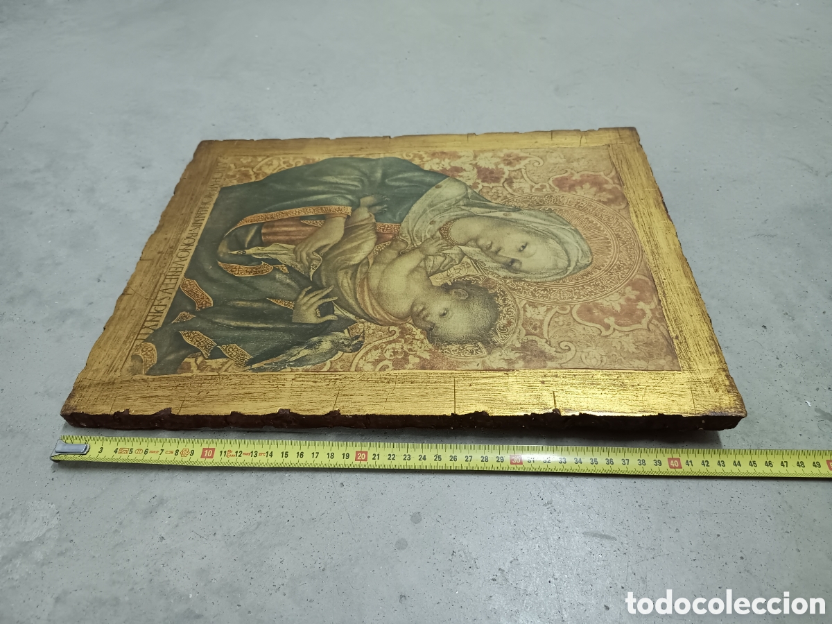 Arte: TABLA RELIGIOSA DE LA VIRGEN - Foto 2