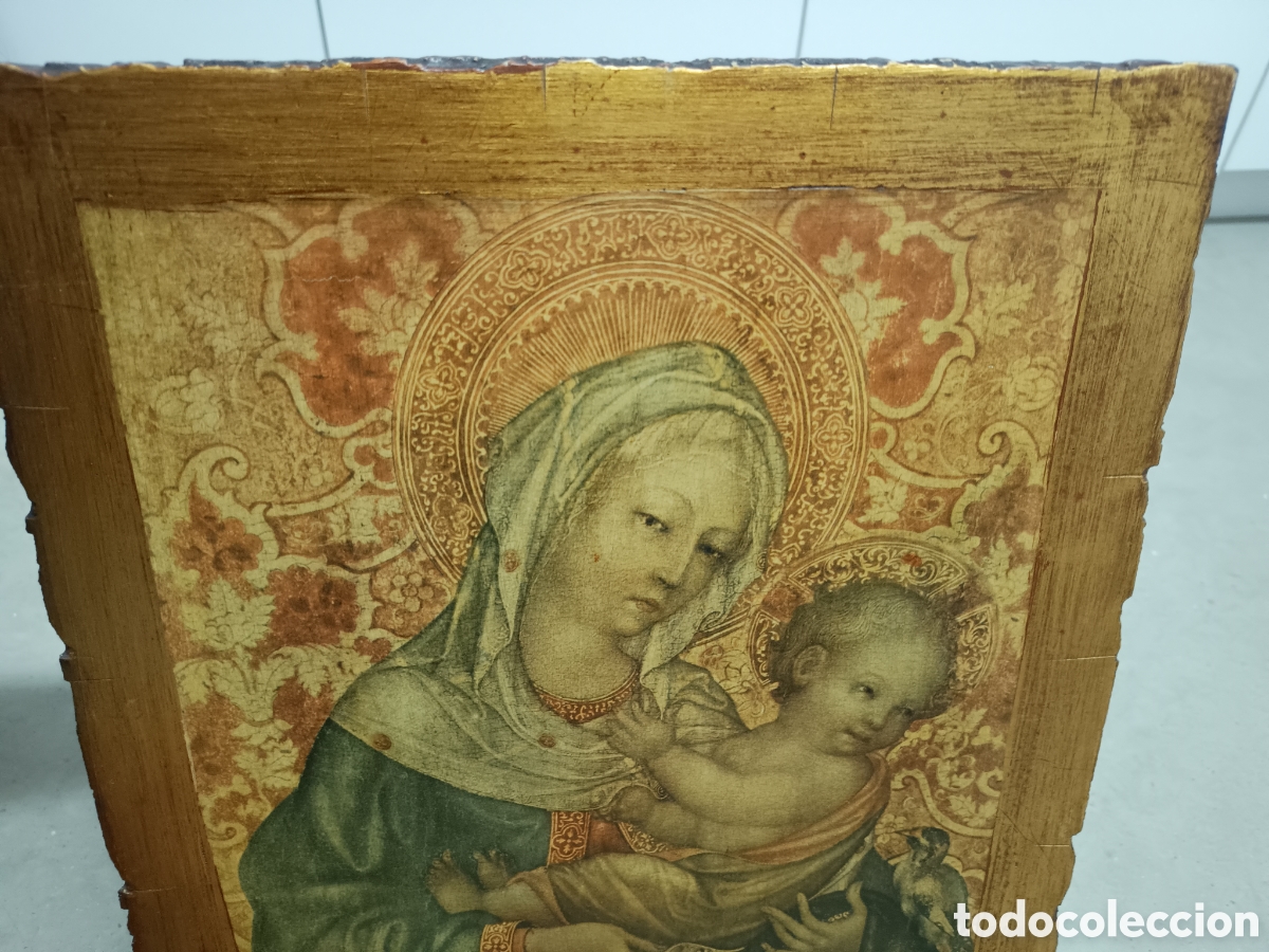Arte: TABLA RELIGIOSA DE LA VIRGEN - Foto 5