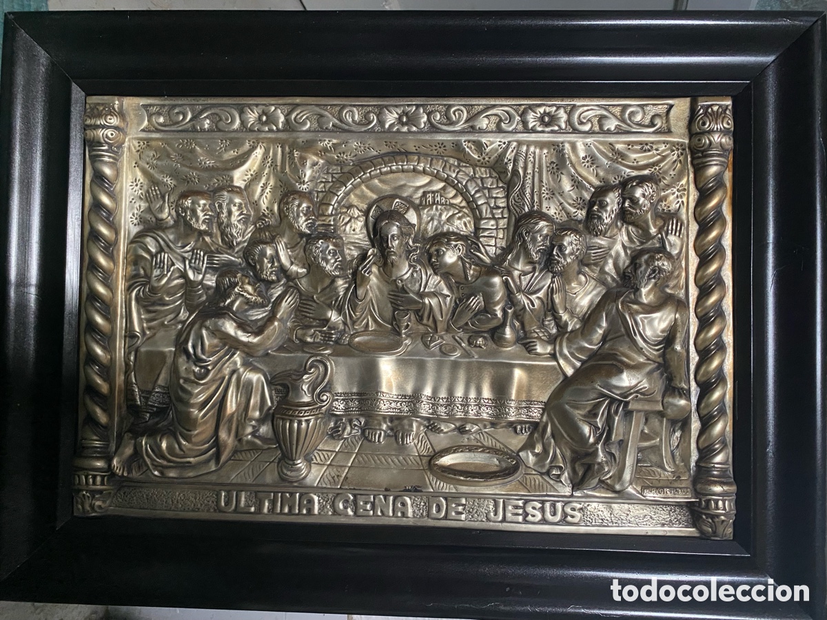 Arte: Cuadro de la &uacute;ltima cena en relieve - Foto 2