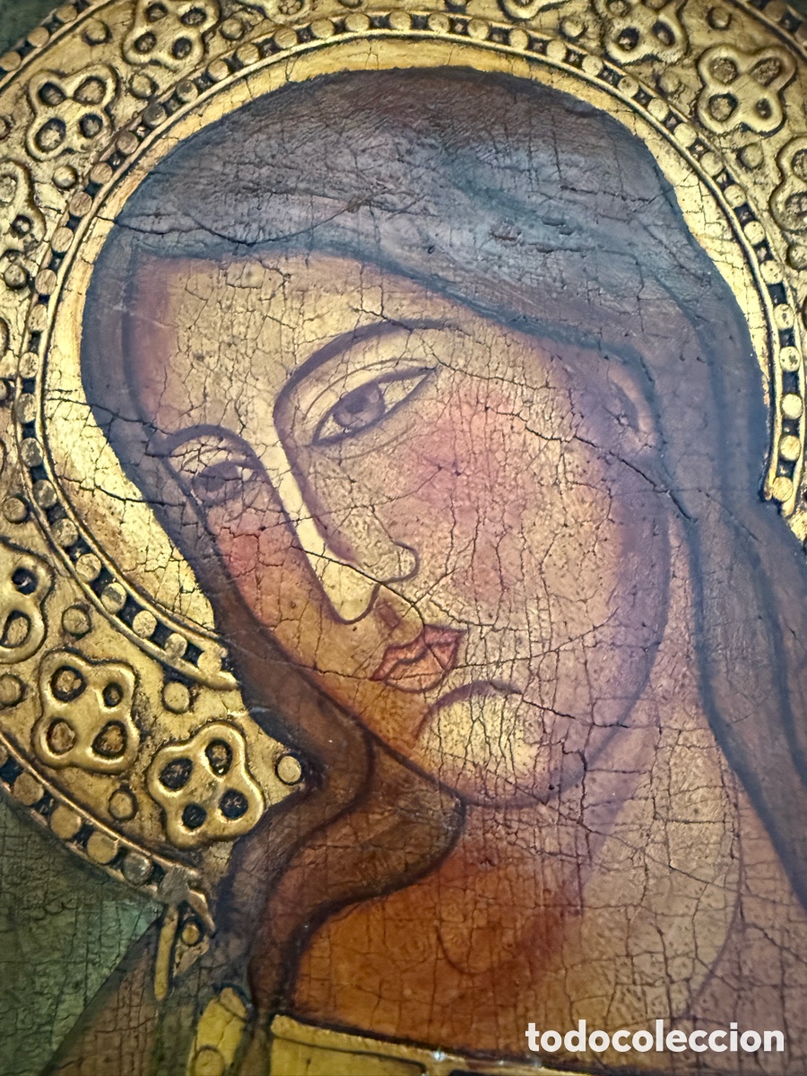 Arte: Antiguo retablo madera - Foto 3