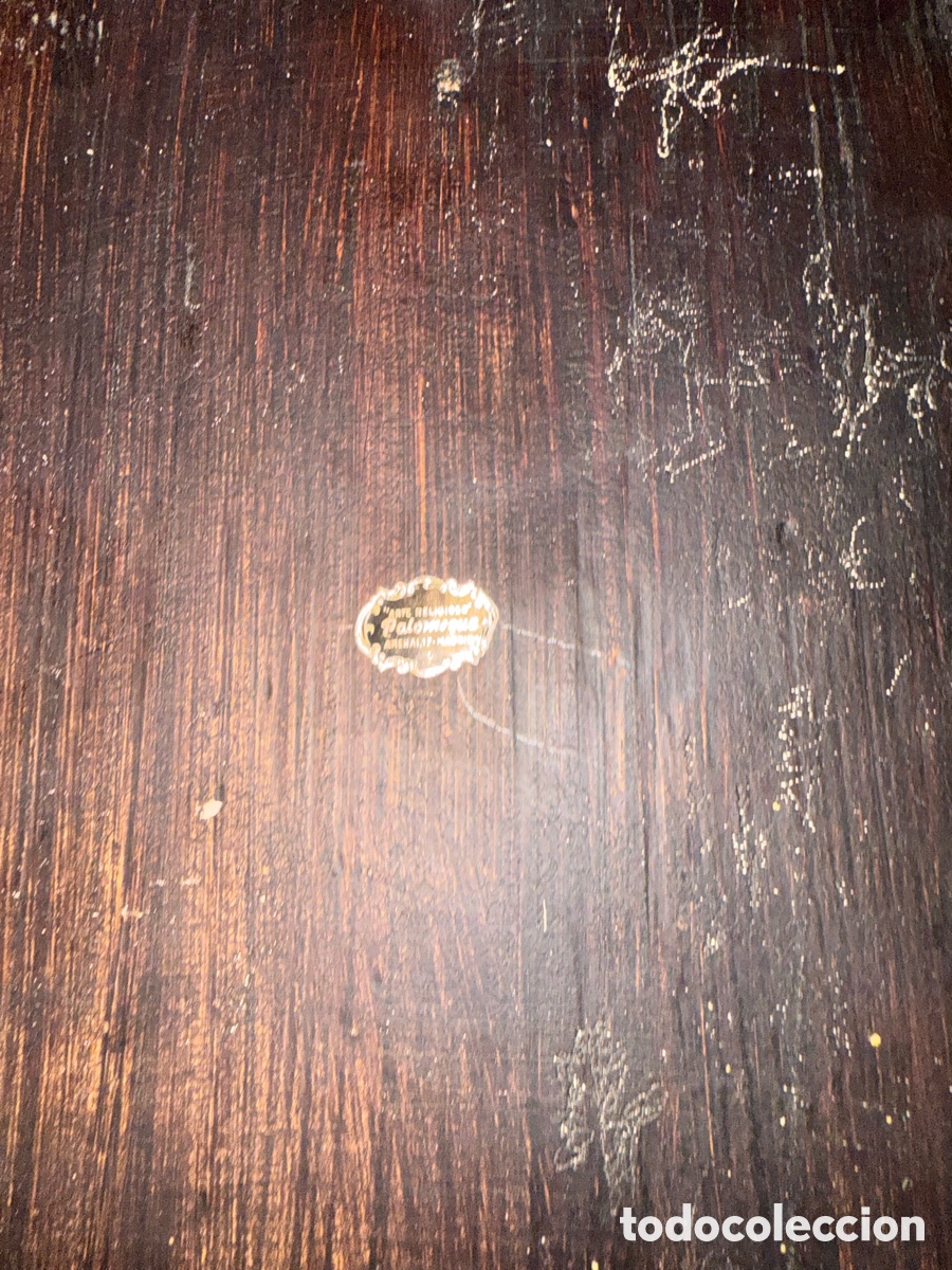 Arte: Antiguo retablo madera - Foto 4
