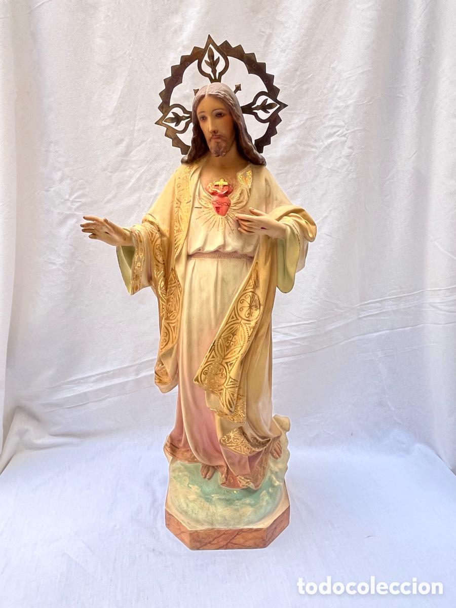 Arte: Corazon de Jesus de Olot 67 cm - Foto 2