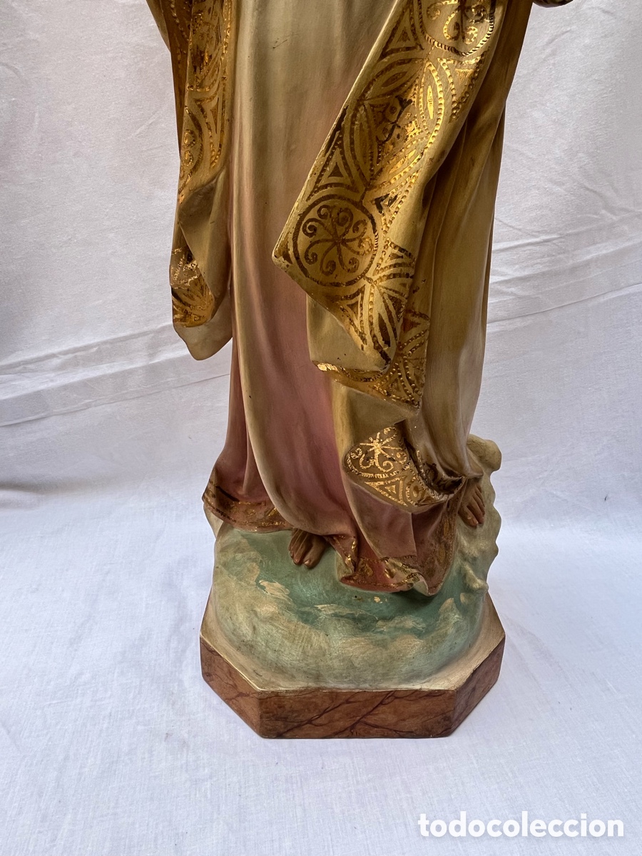 Arte: Corazon de Jesus de Olot 67 cm - Foto 4