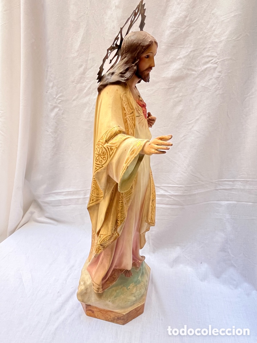 Arte: Corazon de Jesus de Olot 67 cm - Foto 11