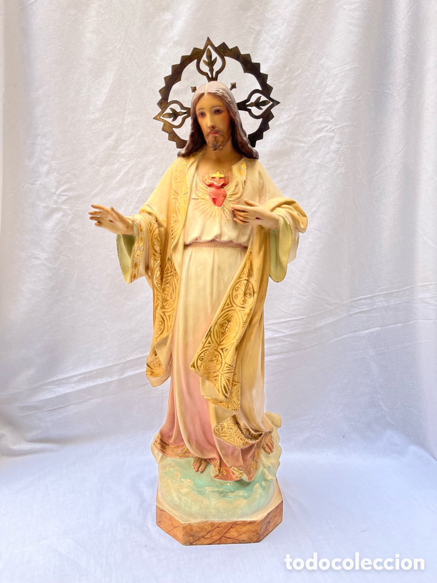 Arte: Corazon de Jesus de Olot 67 cm - Foto 1