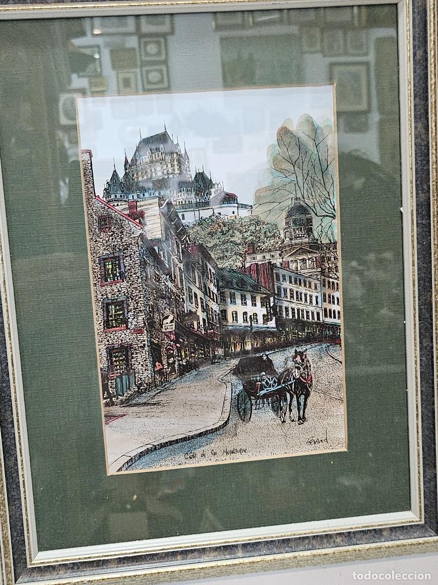 Arte: cuadro con grabado antiguo - Foto 2