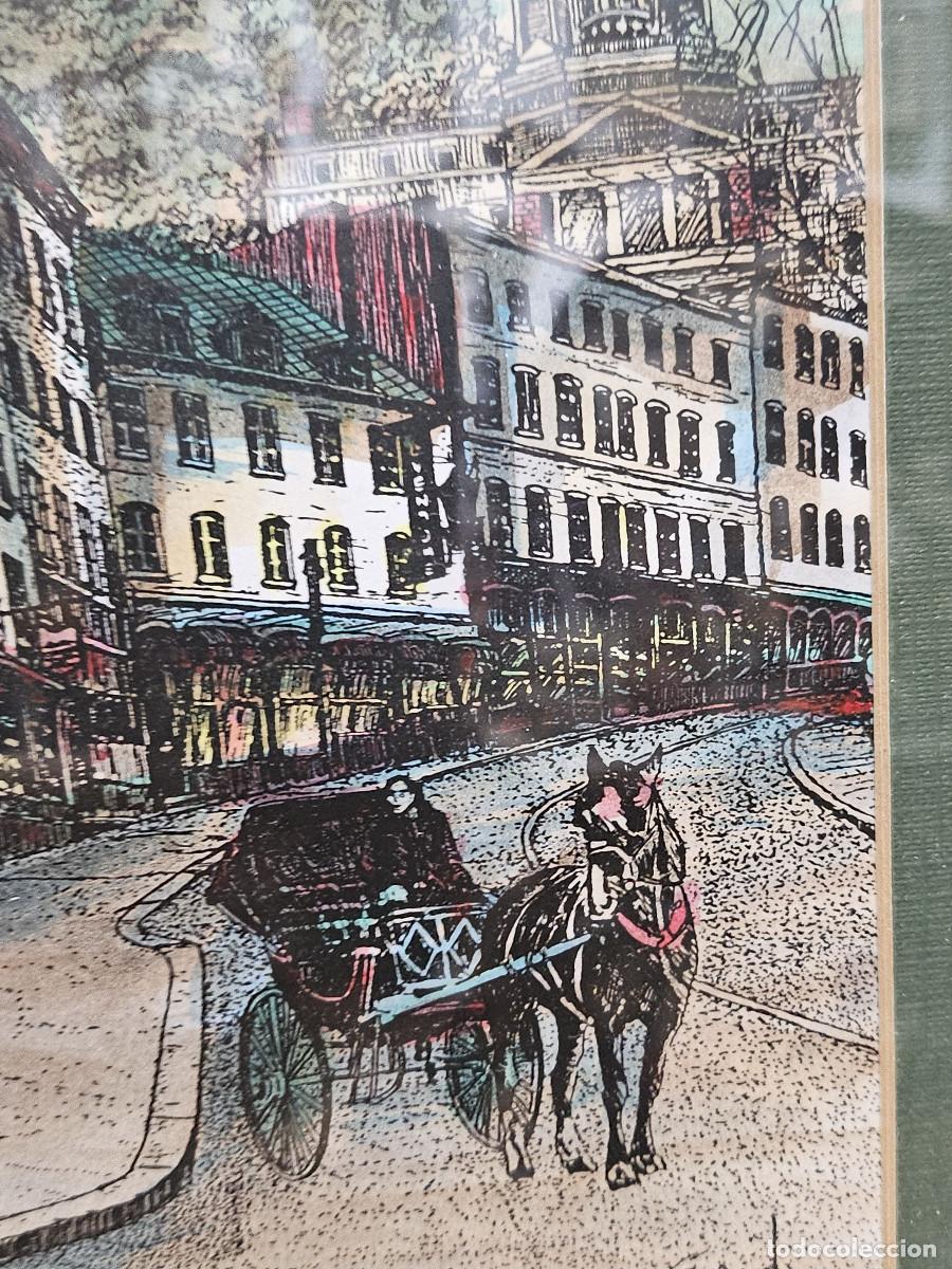 Arte: cuadro con grabado antiguo - Foto 6