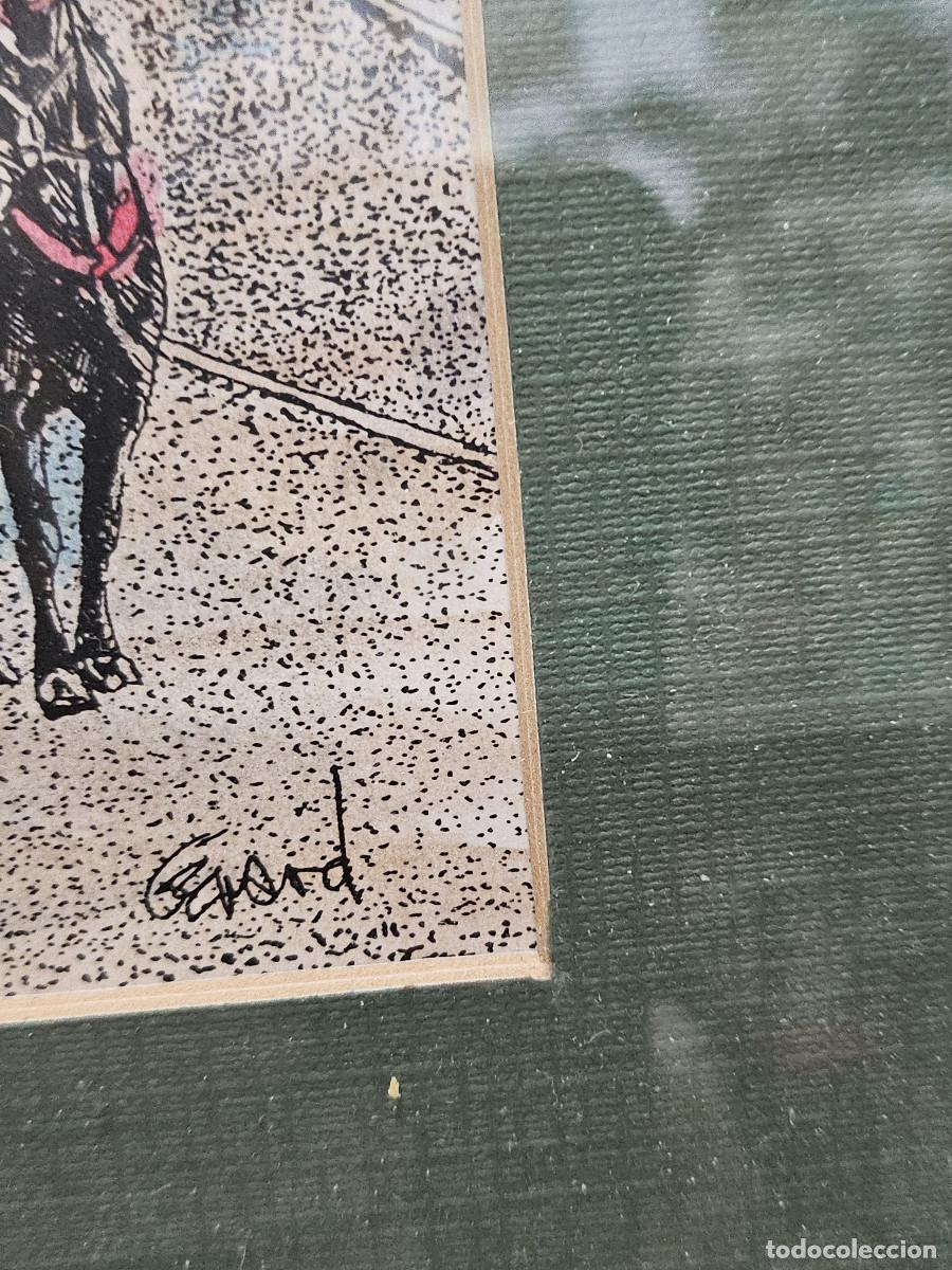 Arte: cuadro con grabado antiguo - Foto 8