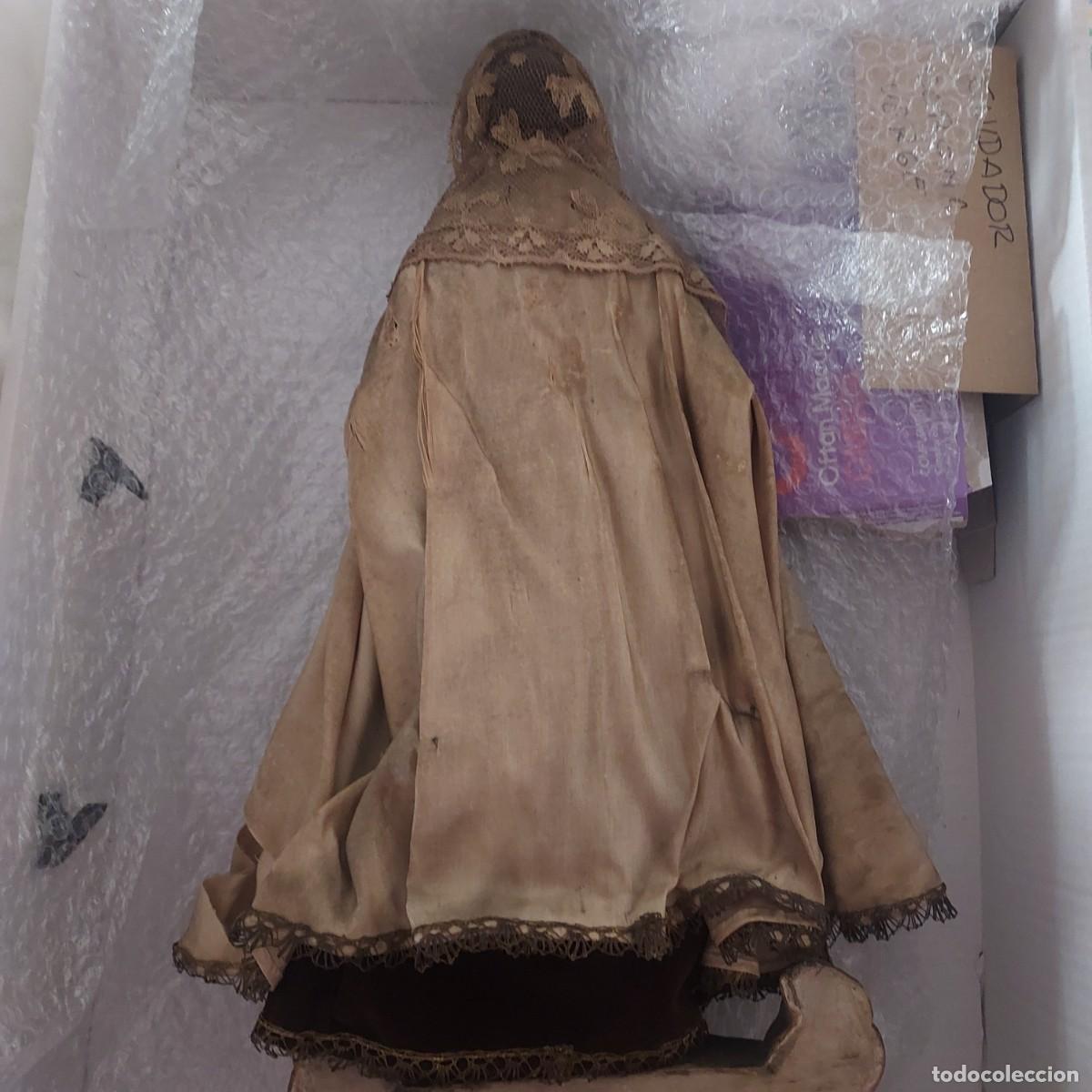 Arte: Virgen del Carmen de Madera Policromada - Foto 4