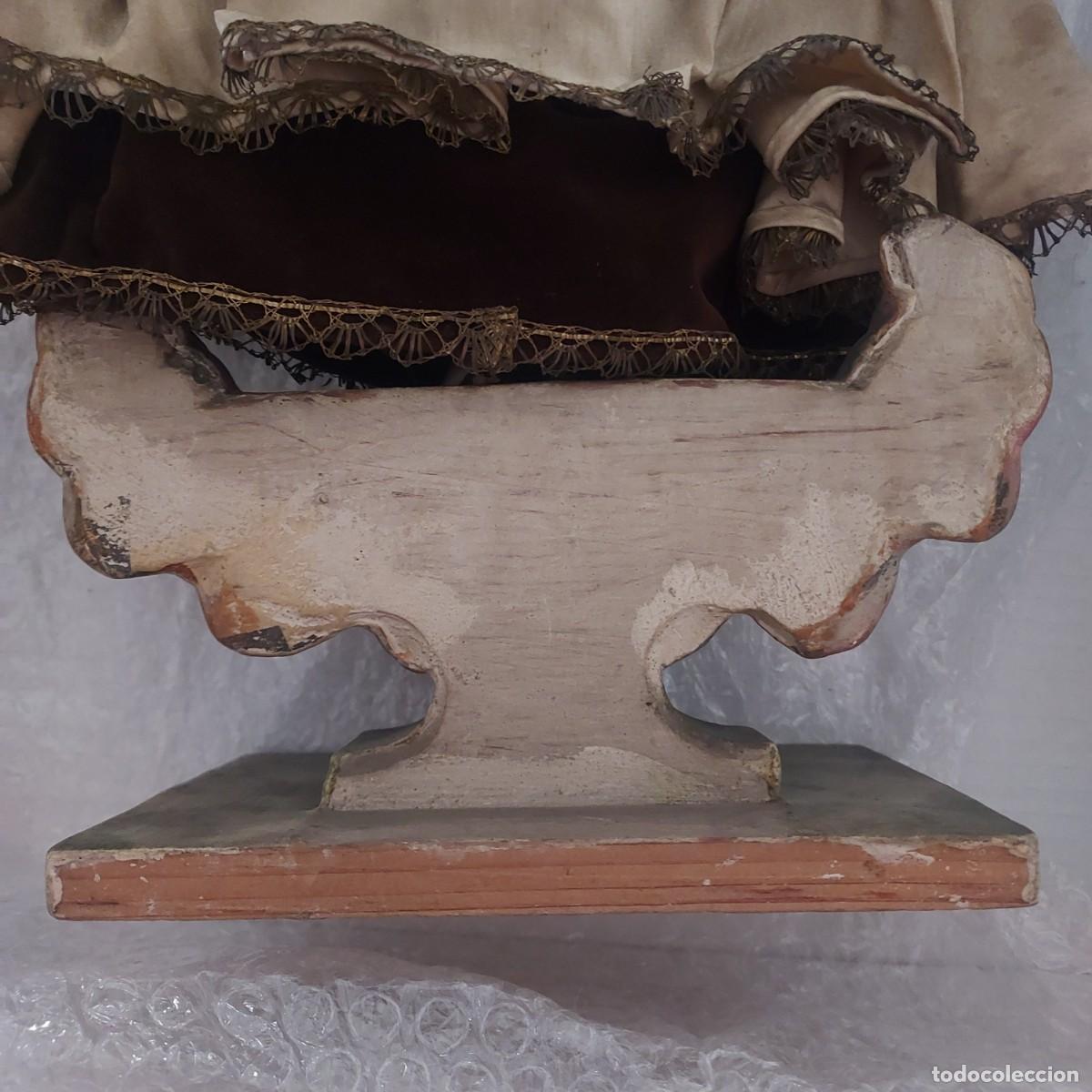 Arte: Virgen del Carmen de Madera Policromada - Foto 5