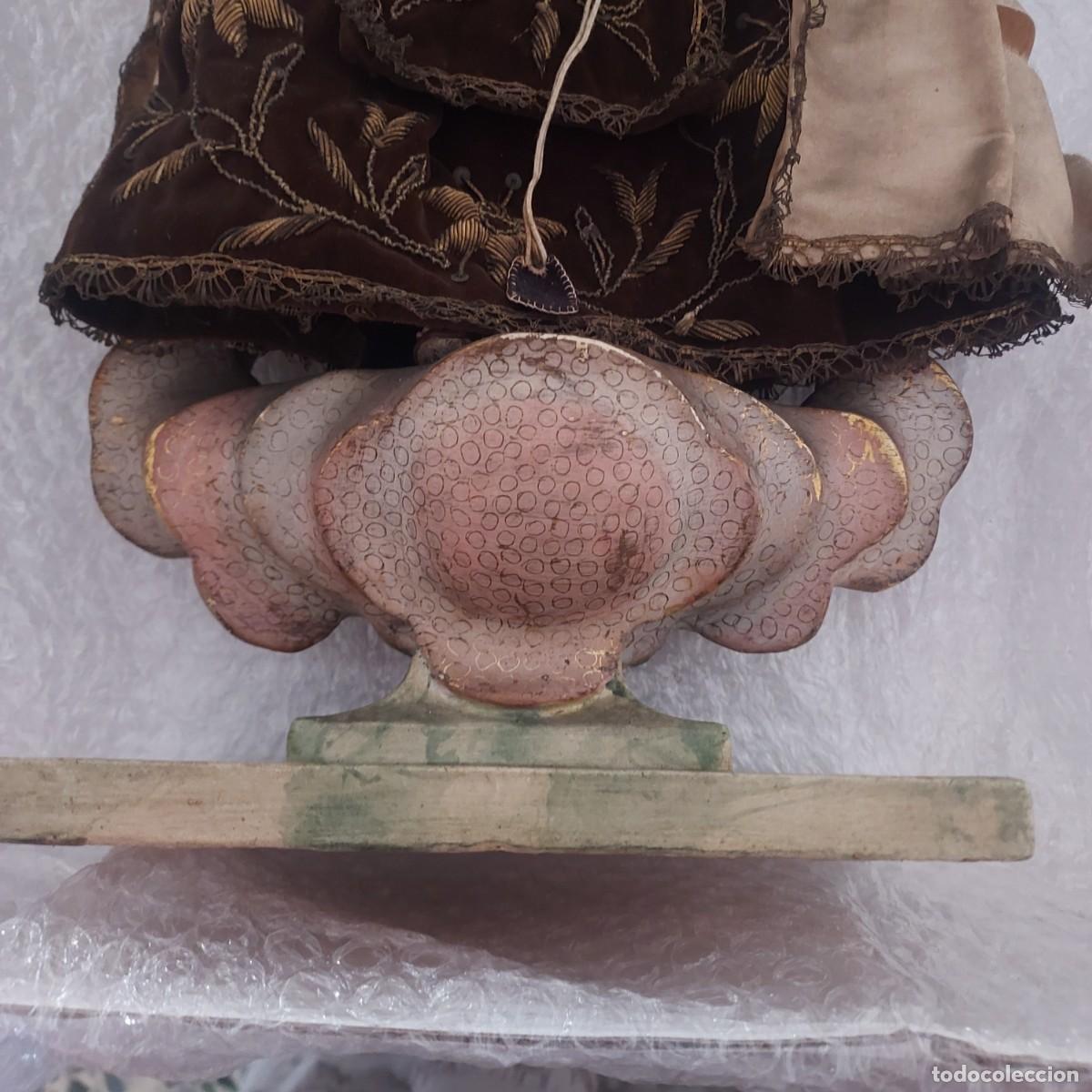 Arte: Virgen del Carmen de Madera Policromada - Foto 6