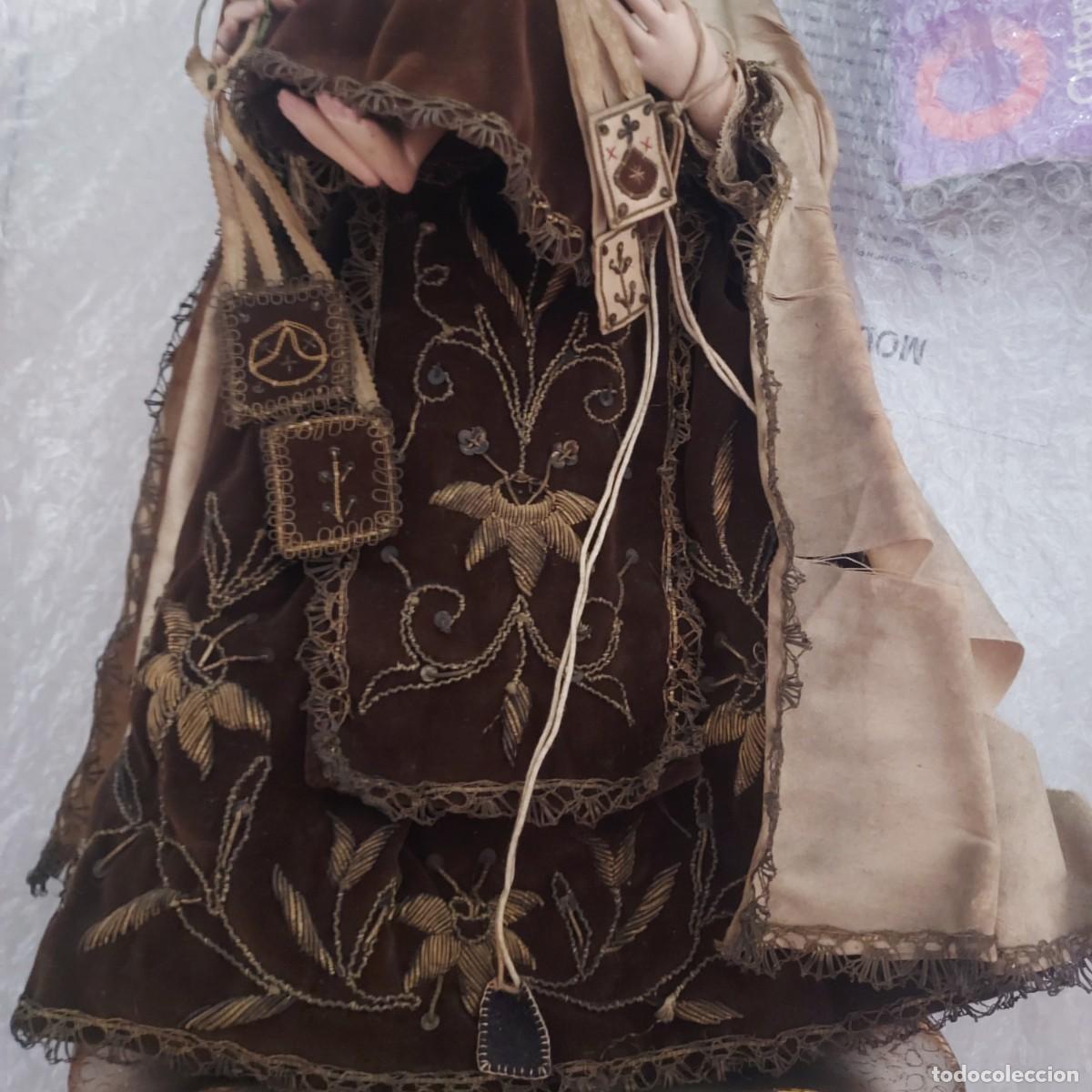 Arte: Virgen del Carmen de Madera Policromada - Foto 8