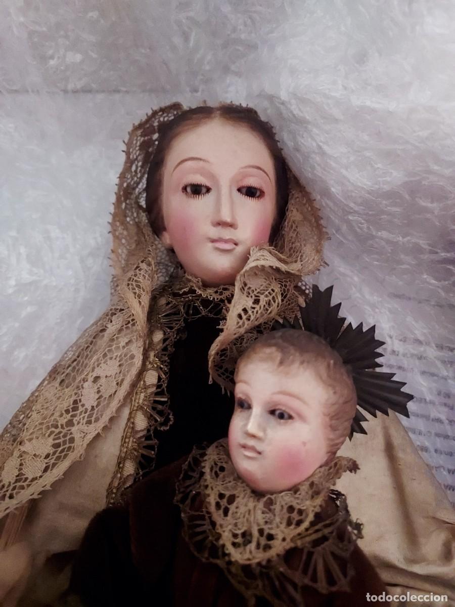 Arte: Virgen del Carmen de Madera Policromada - Foto 9