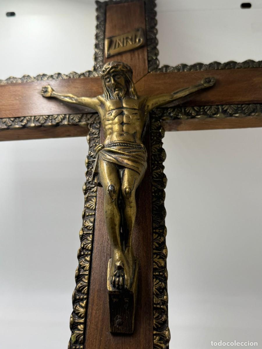 Arte: Crucifijo madera y bronce - Foto 4