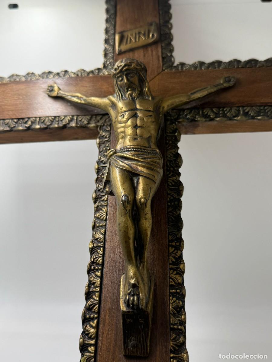 Arte: Crucifijo madera y bronce - Foto 7