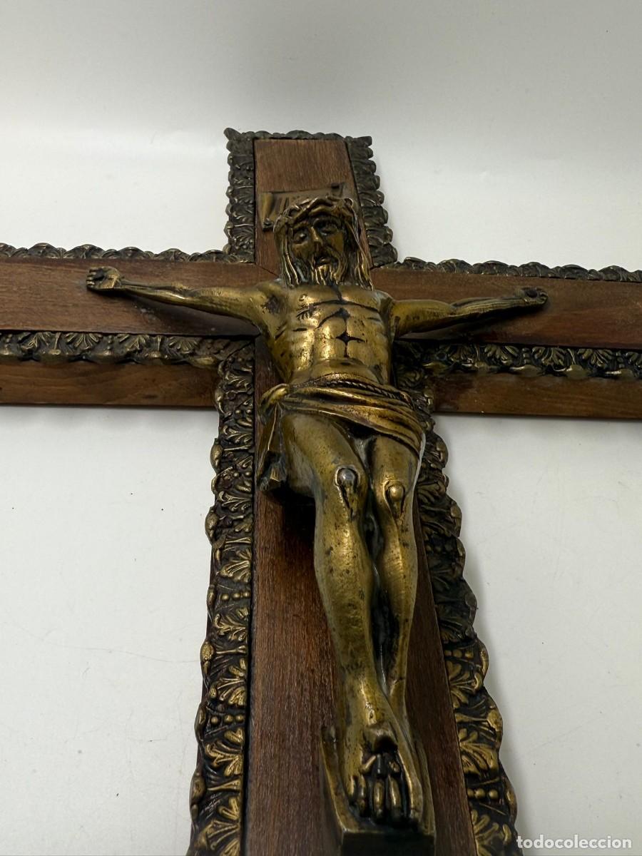 Arte: Crucifijo madera y bronce - Foto 9